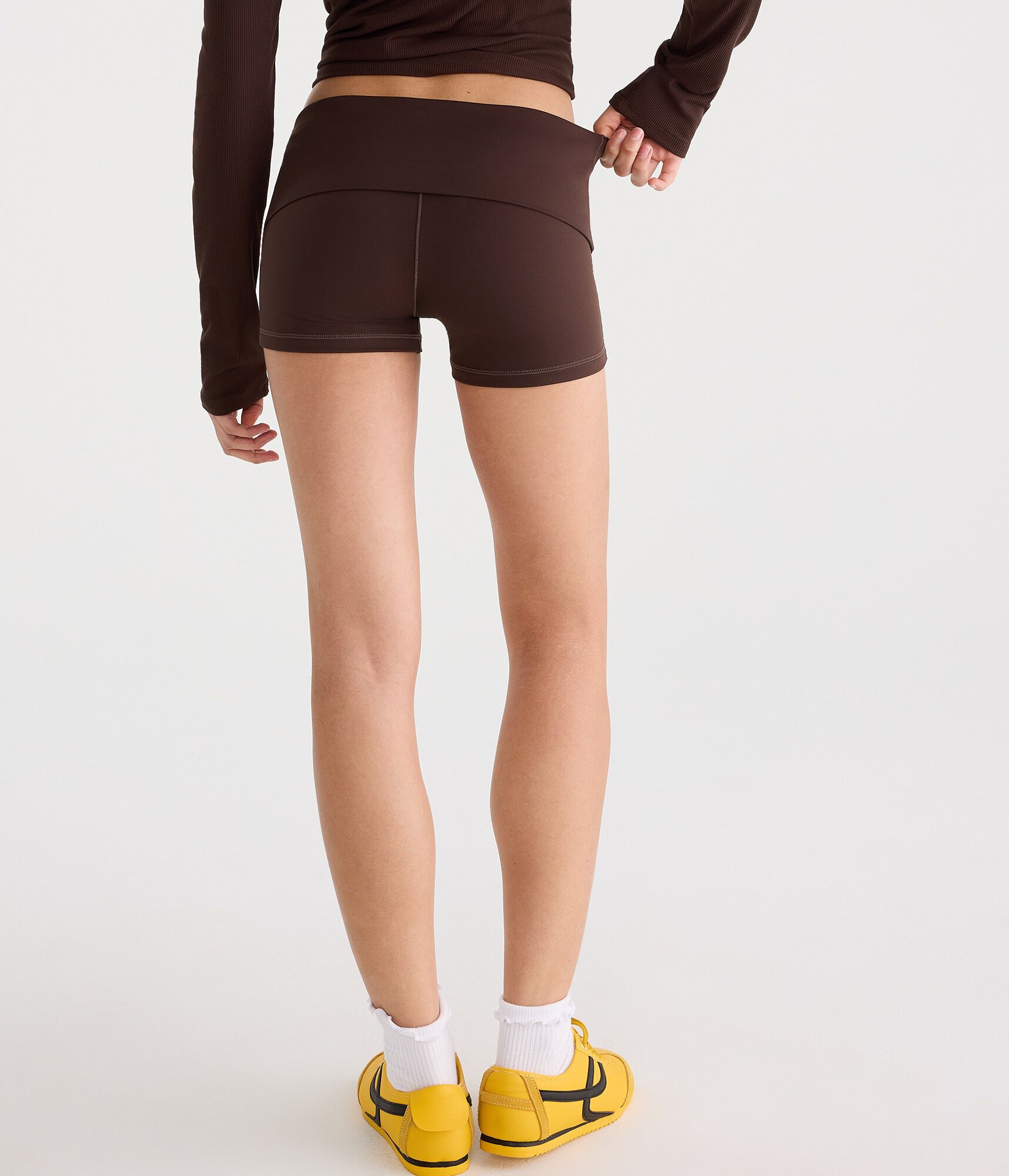 Buttery Soft Fold-Over Booty Shorts