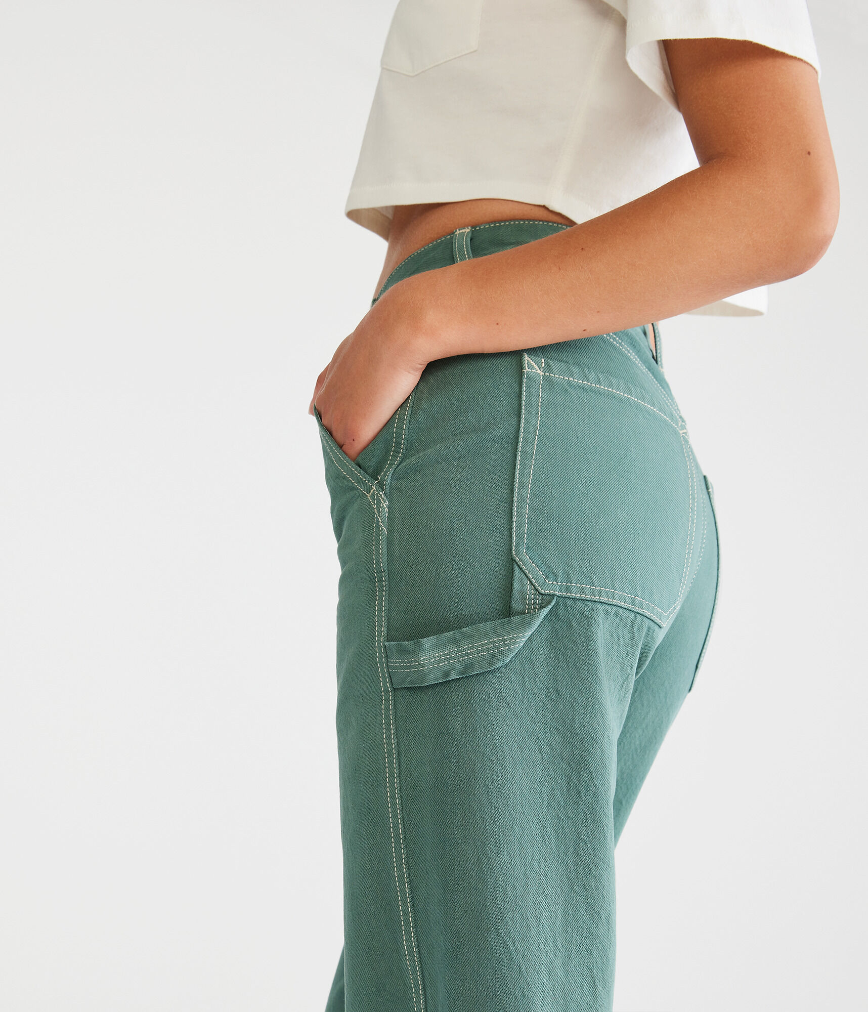 High-Rise Baggy Carpenter Jean