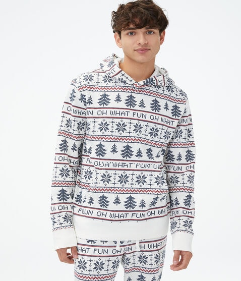 Oh What Fun Fair Isle Pullover Hoodie