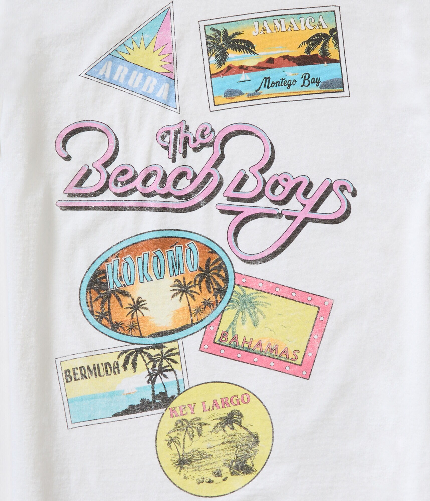 The Beach Boys Oversized Graphic Tee