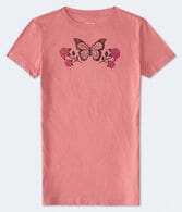 Butterfly Roses Graphic Tee