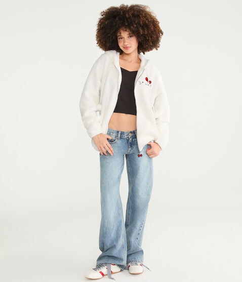 Hello Kitty | Aero Sherpa Fleece Full-Zip Hoodie Hello Kitty | Aero Sherpa Fleece Full-Zip Hoodie