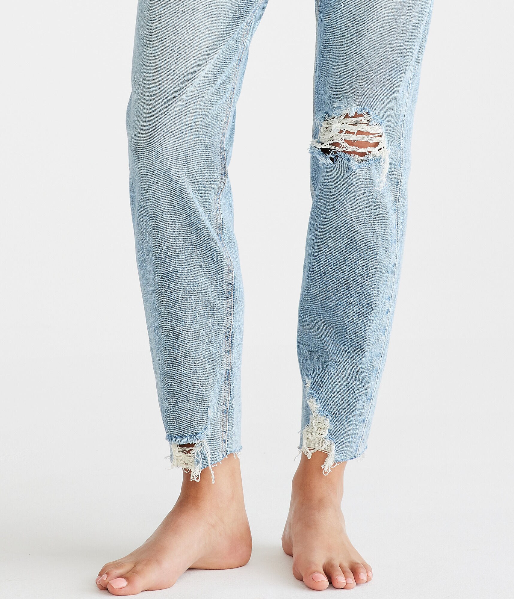 High-Rise Stretch Mom Jean