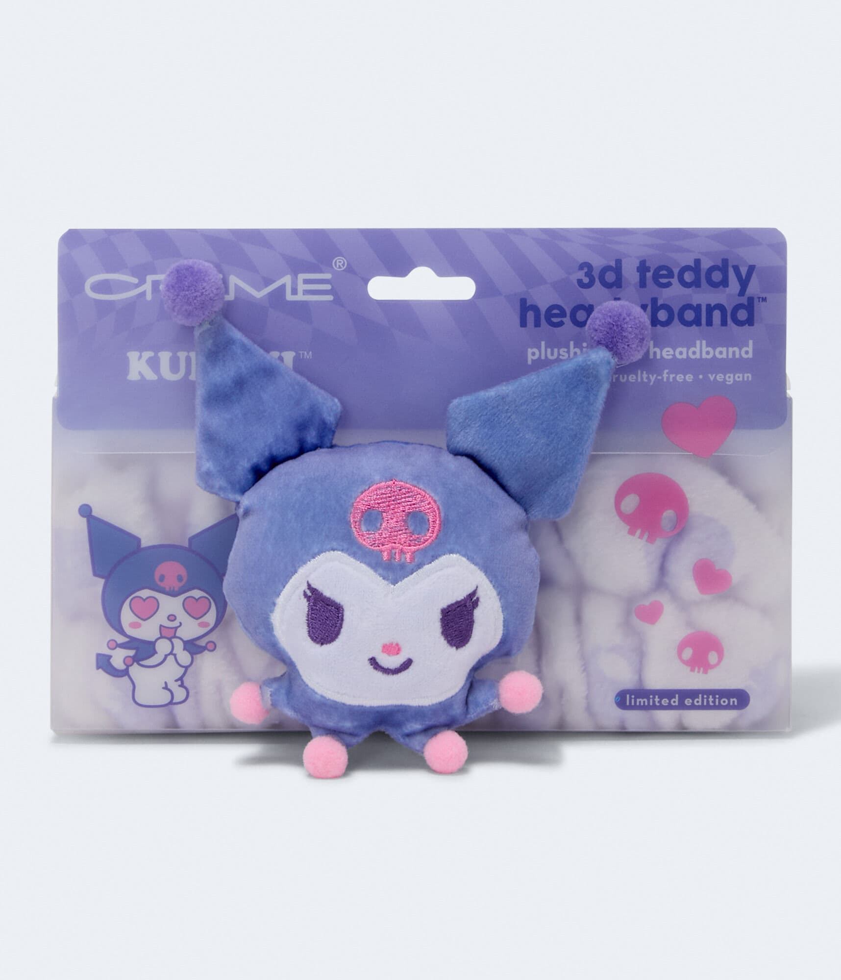 The Crème Shop x Hello Kitty Kuromi 3D Spa Headband