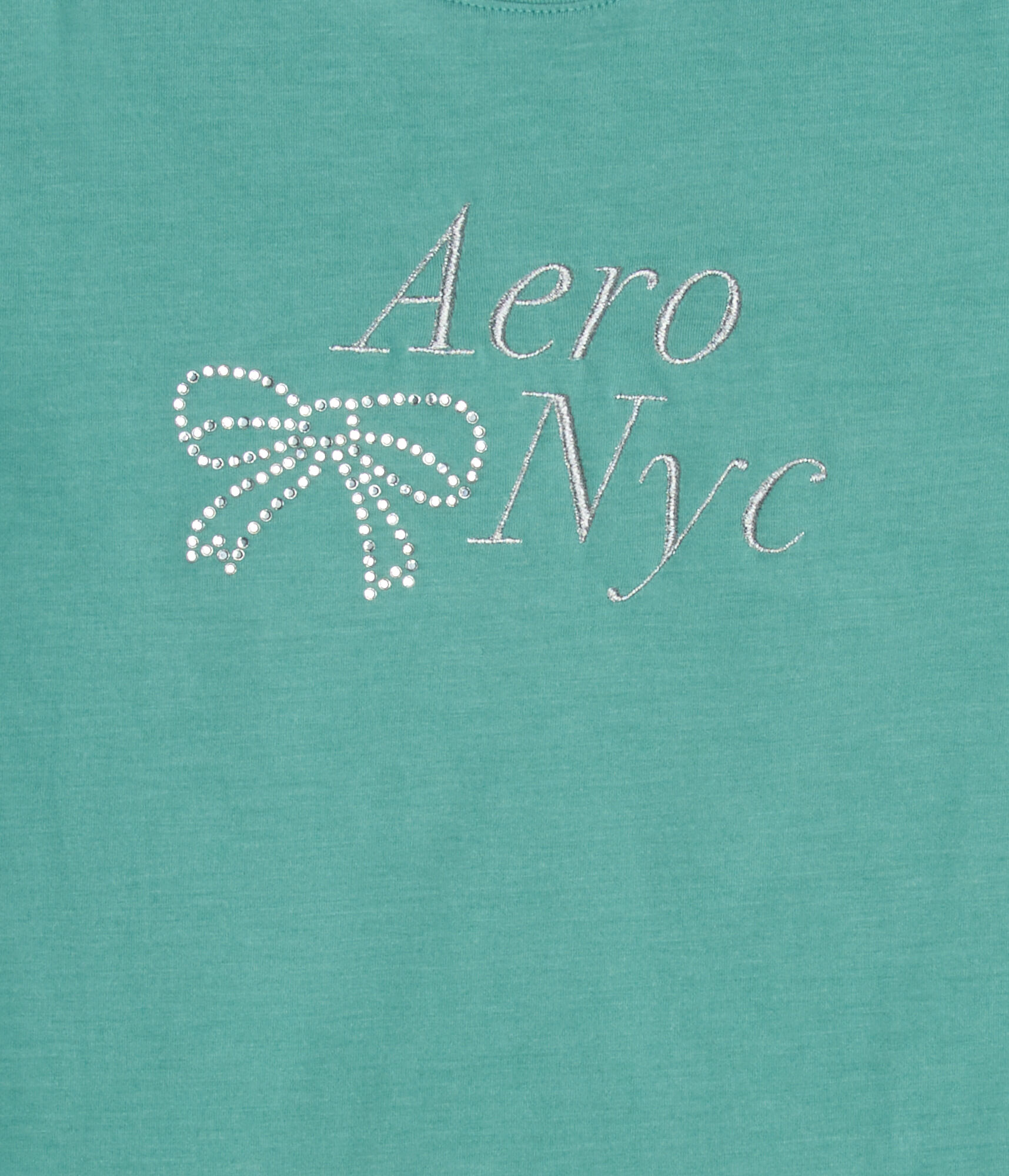 Aero Rhinestone Bow Graphic Tee