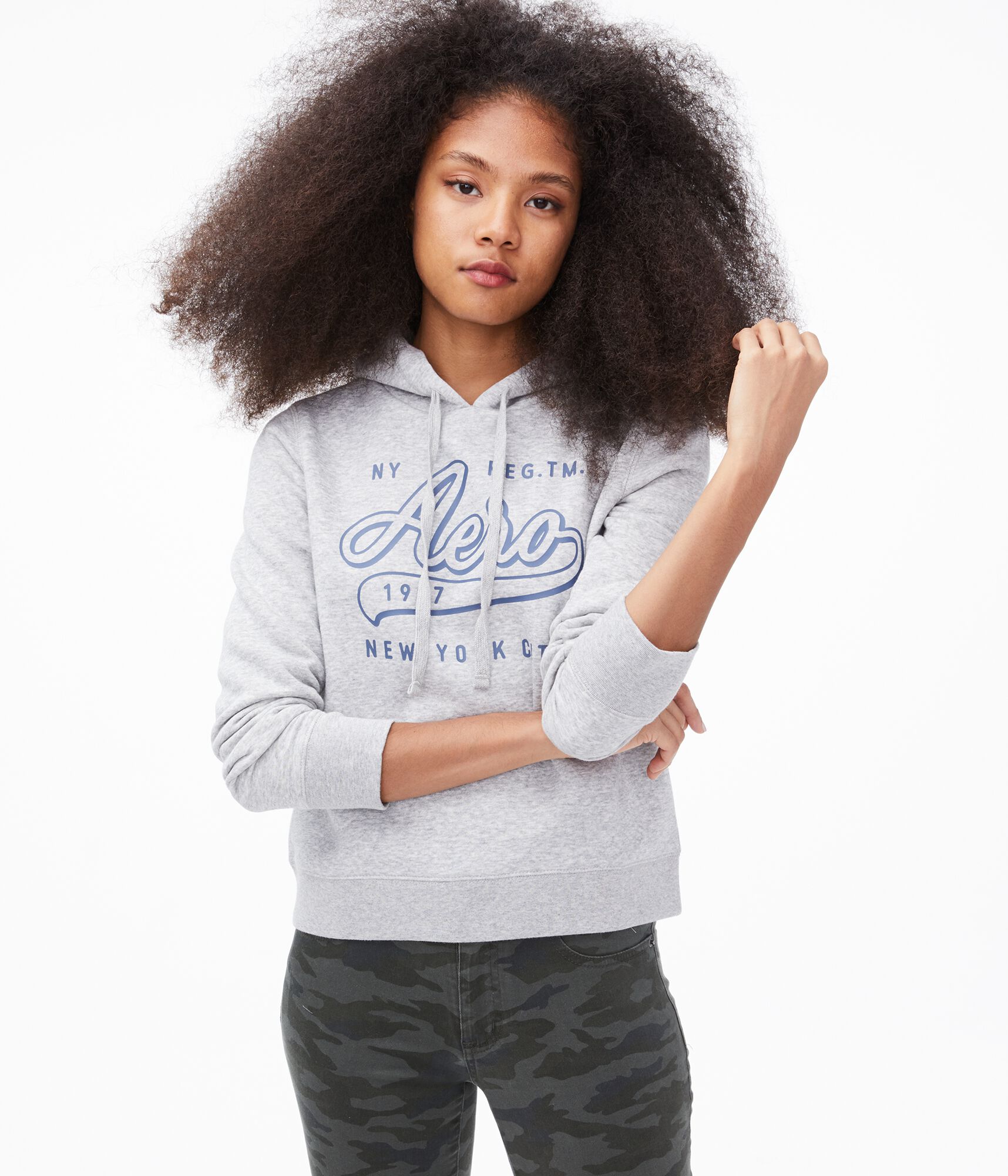 Aero Script Pullover Hoodie