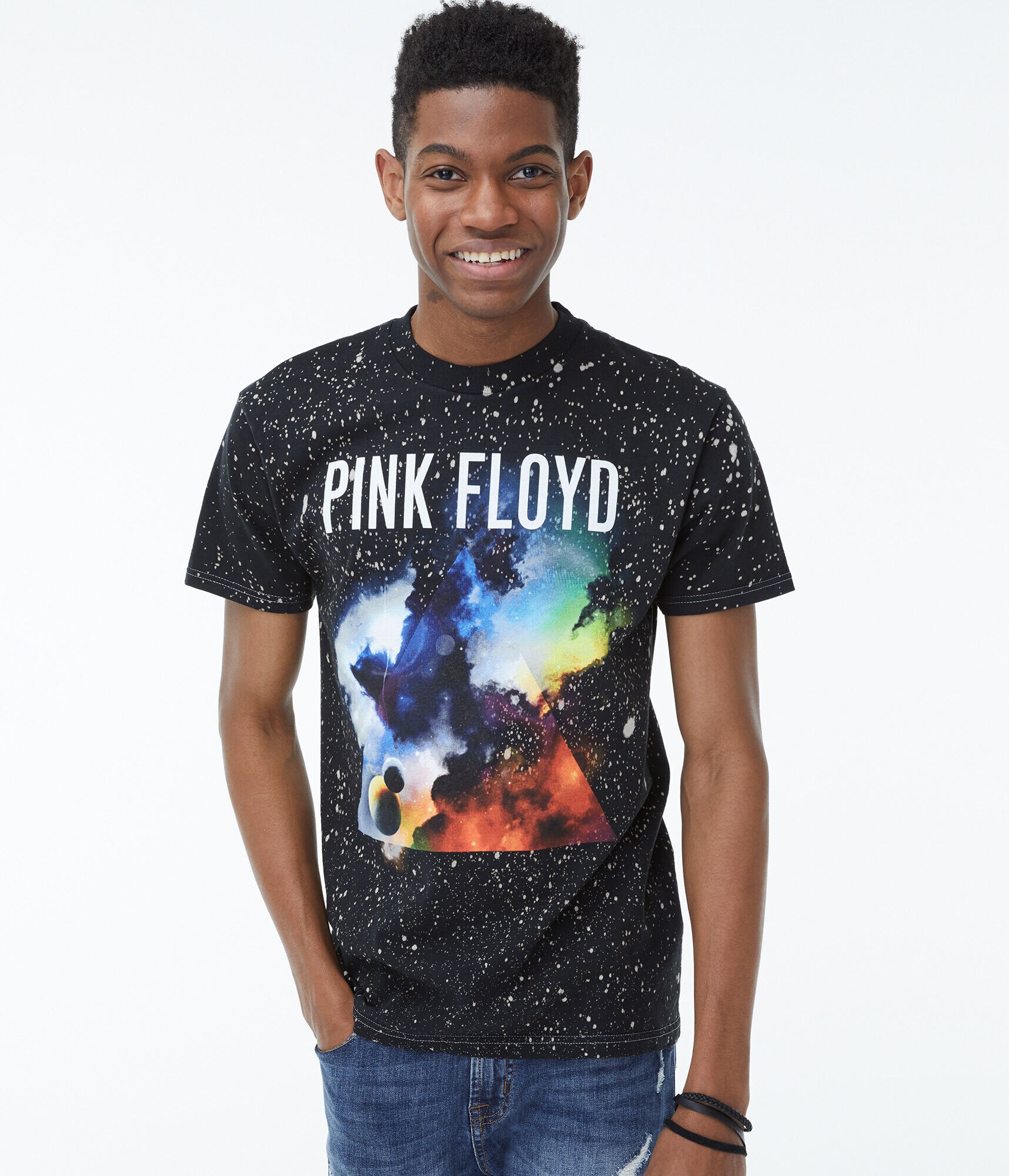 Pink Floyd Splatter Graphic Tee***