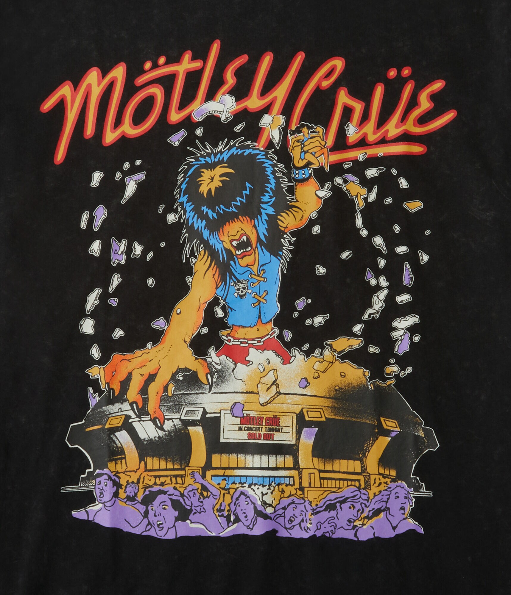 M&ouml;tley Cr&uuml;e Girls Girls Girls Relaxed Graphic Tee