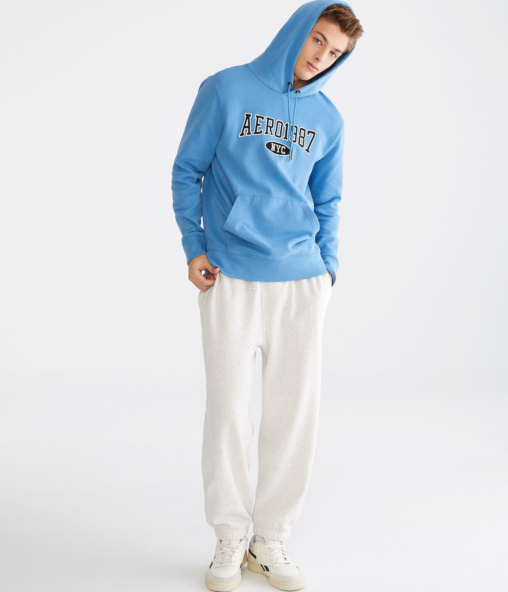 Aero 1987 NYC Oval Heritage Pullover Hoodie