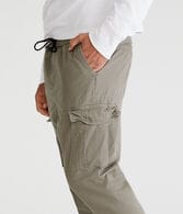 Twill Cargo Joggers