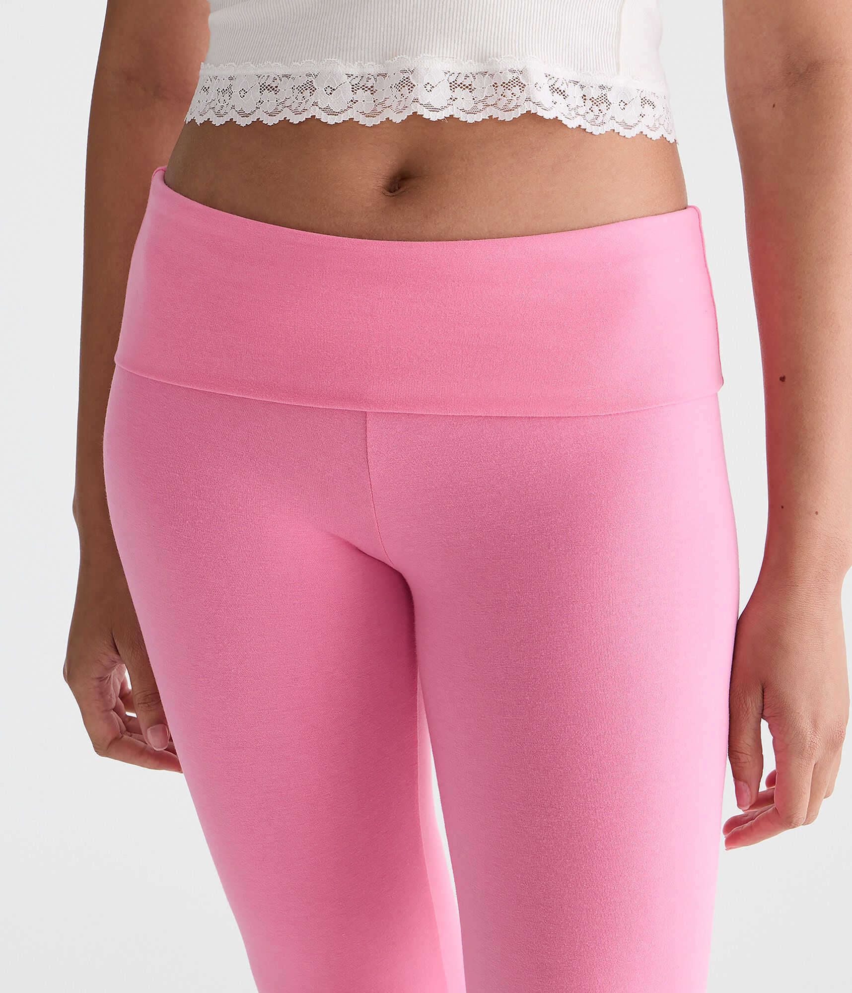 1987 Logo Mid-Rise Fold-Over Flare Pants