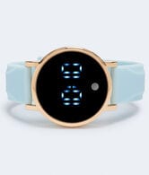 Round Rubber Digital Watch