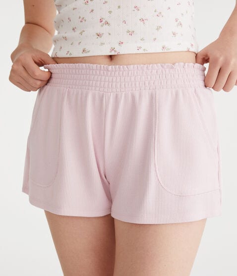 Mid-Rise Waffle Shorts Mid-Rise Waffle Shorts
