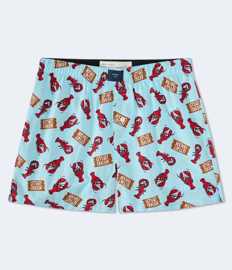 Lobster Crackin' 4" Woven Boxers Lobster Crackin' 4" Woven Boxers