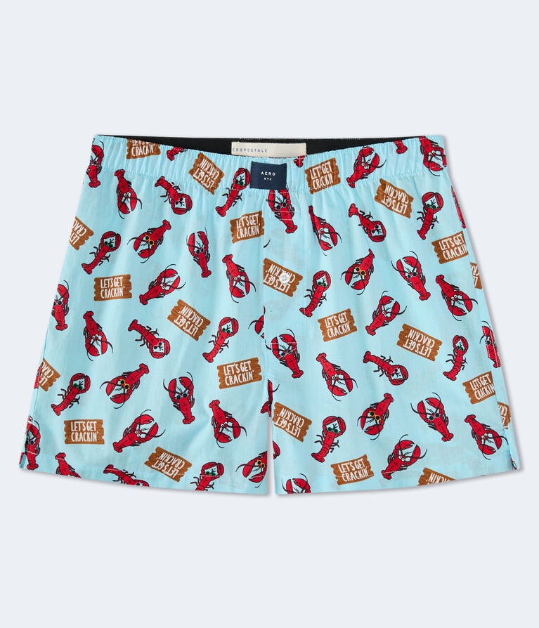 Lobster Crackin' 4" Woven Boxers