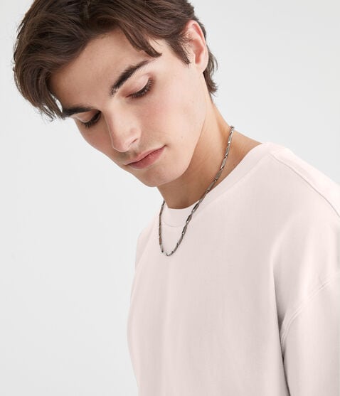 Washed Boxy Fit Crew Tee Washed Boxy Fit Crew Tee