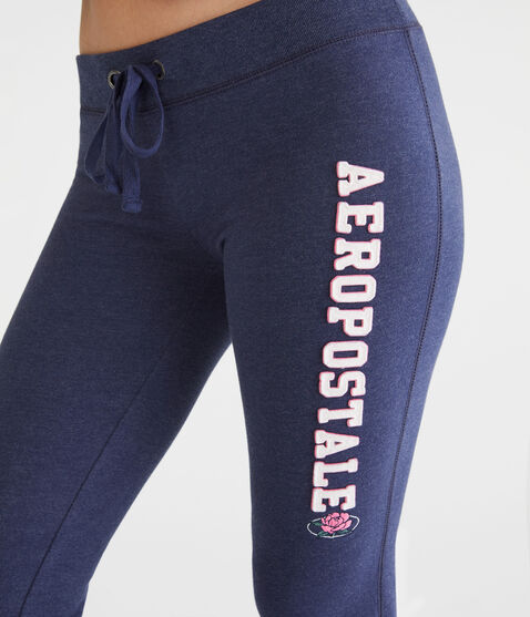 Aeropostale Rose Fit & Flare Sweatpants Aeropostale Rose Fit & Flare Sweatpants