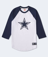 3/4 Sleeve Dallas Cowboys Relaxed Raglan Tee
