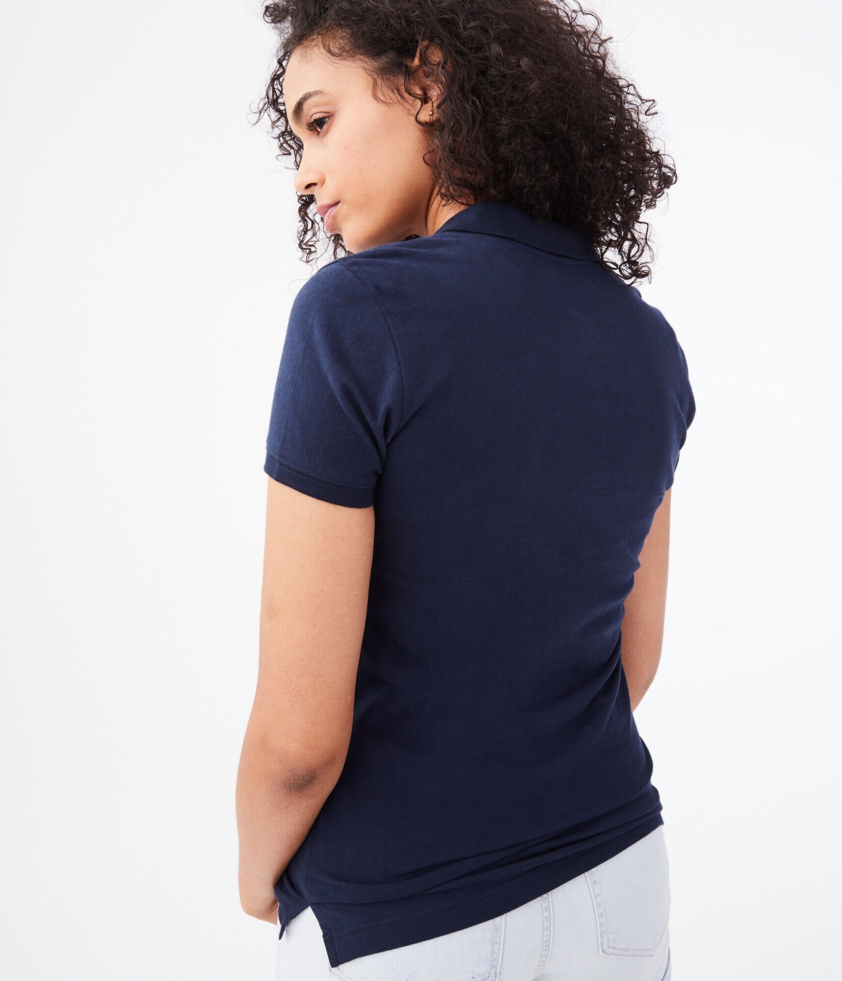 Aero Script Graphic Jersey Polo***