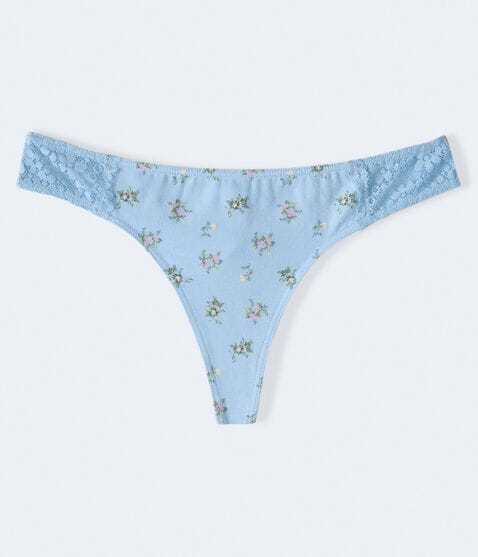 Floral Side-Lace Thong Floral Side-Lace Thong