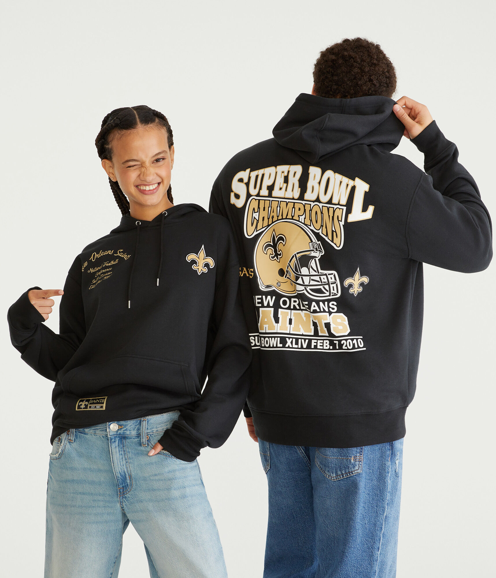 New Orleans Saints Super Bowl Pullover Hoodie