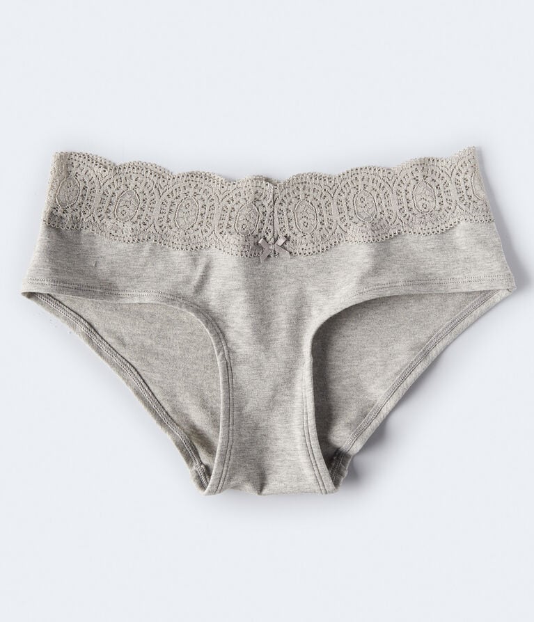 Lace-Trimmed Hipster