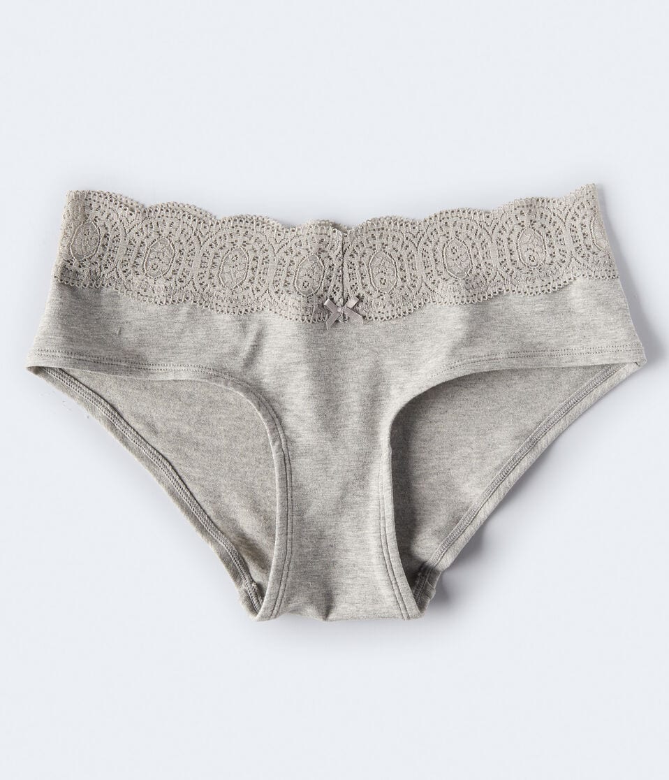 Lace-Trimmed Hipster