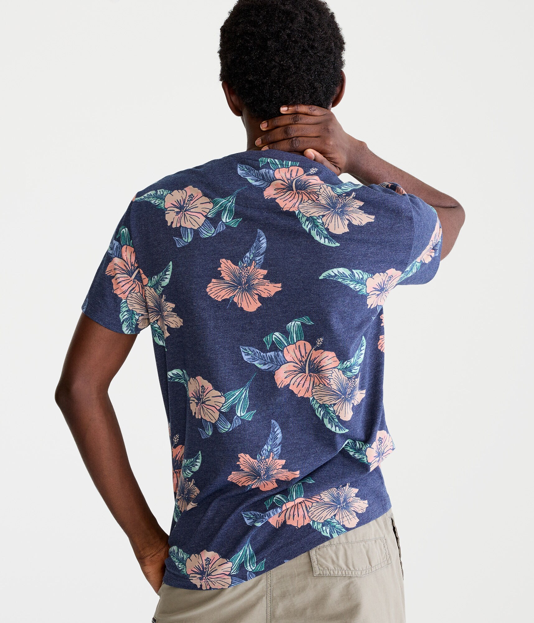 Hibiscus Print Graphic Tee