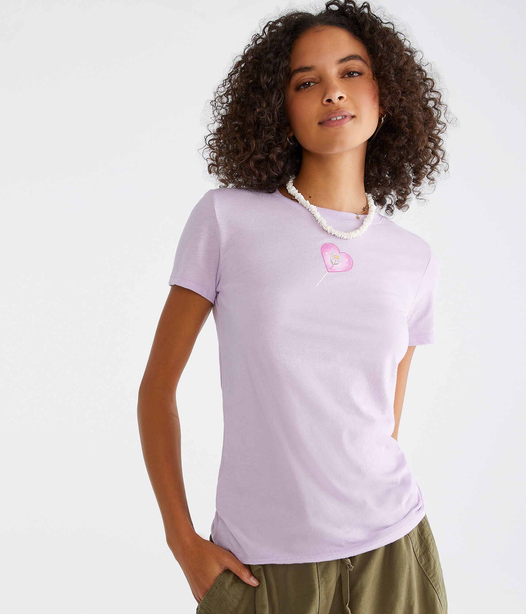 Daisy Heart Lollipop Graphic Tee