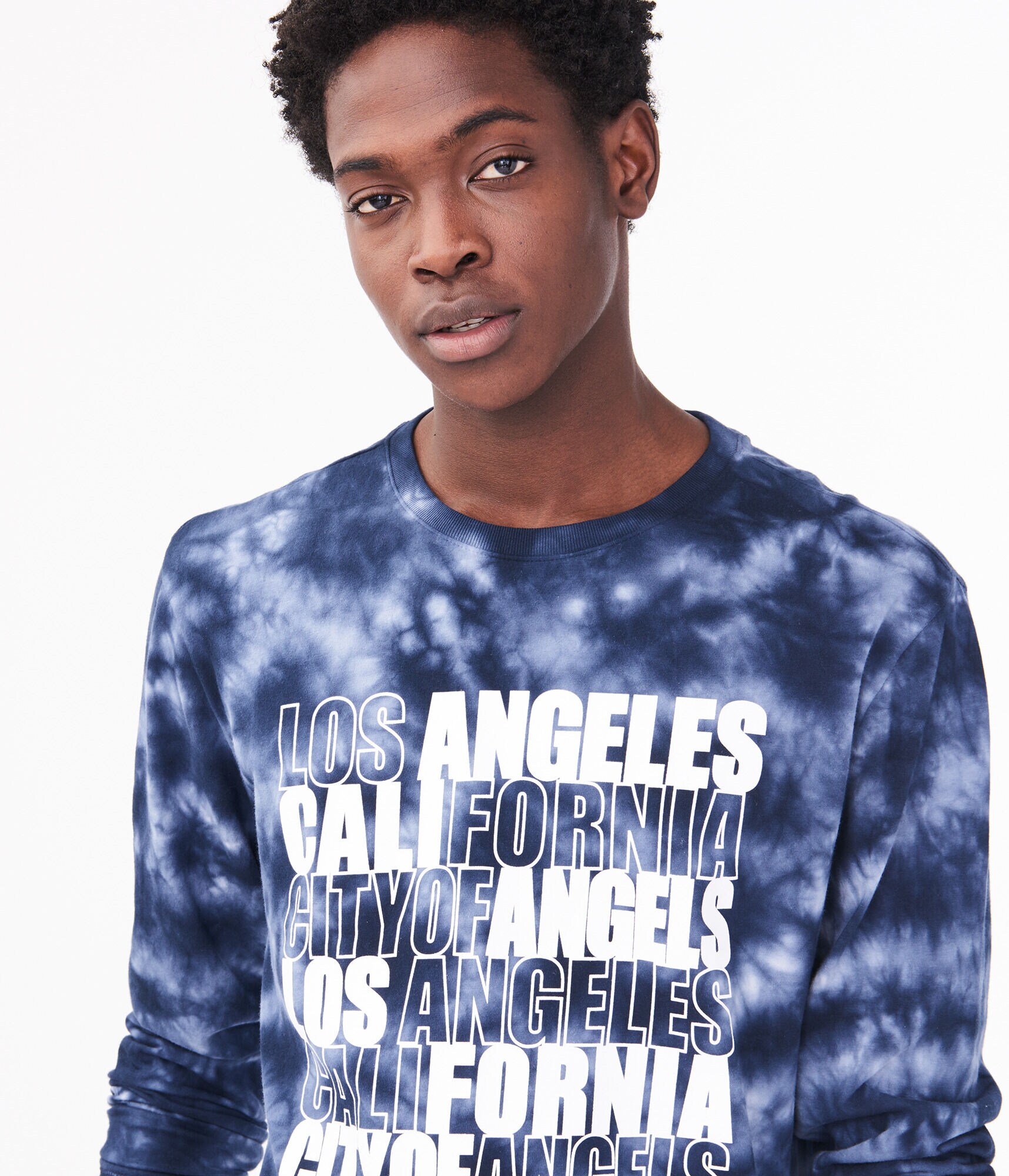 Long Sleeve Los Angeles Tie-Dye Graphic Tee
