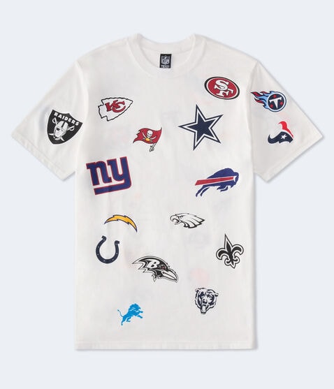 NFL Team Logos Relaxed Graphic Tee NFL Team Logos Relaxed Graphic Tee