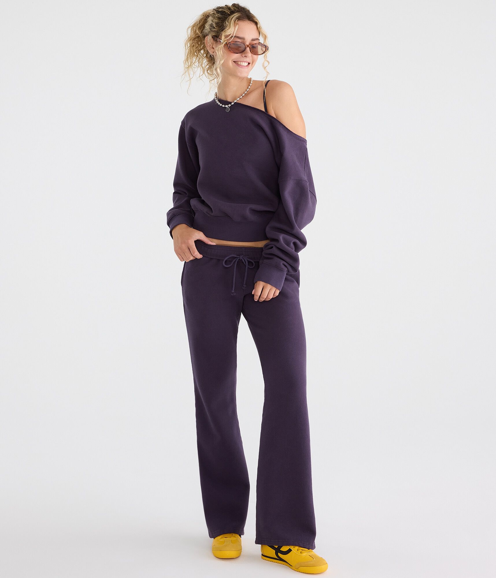 Cloud Soft High-Waisted Bootcut Sweatpants