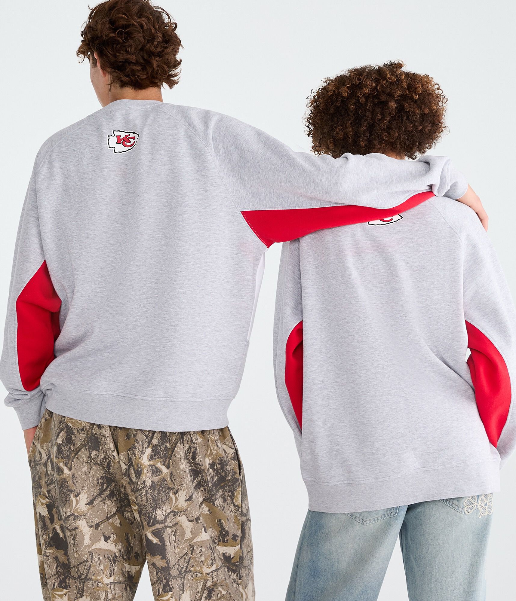 Kansas City Chiefs Colorblock Crew Sweatshirt