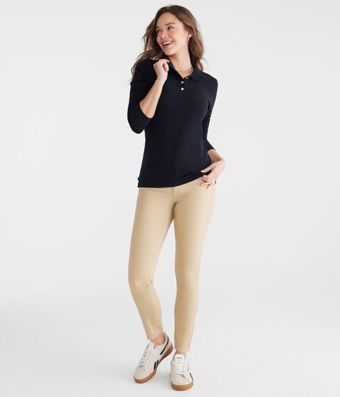 Long Sleeve Uniform Piqué Polo Long Sleeve Uniform Piqué Polo
