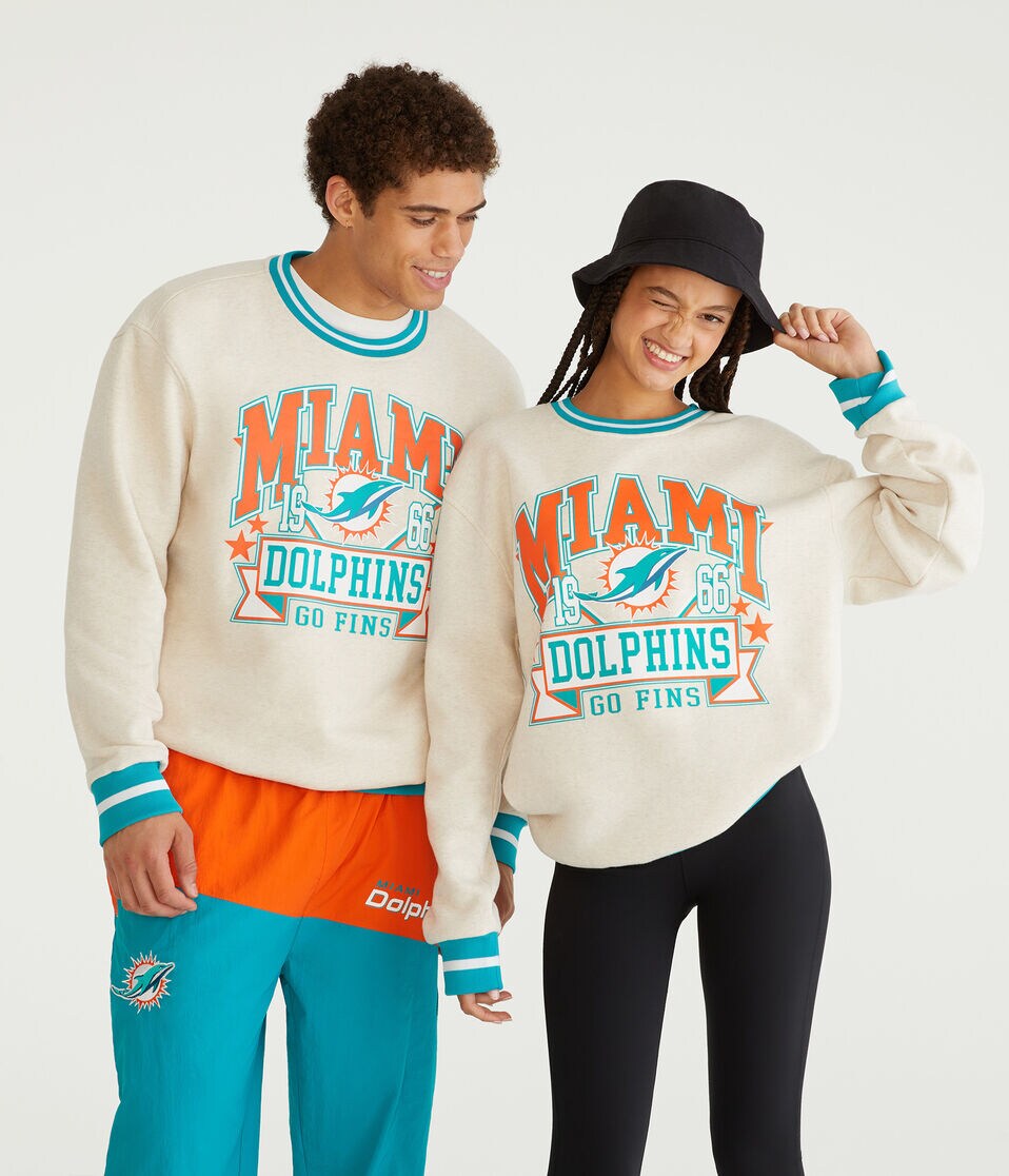 Miami Dolphins Crew Sweatshirt