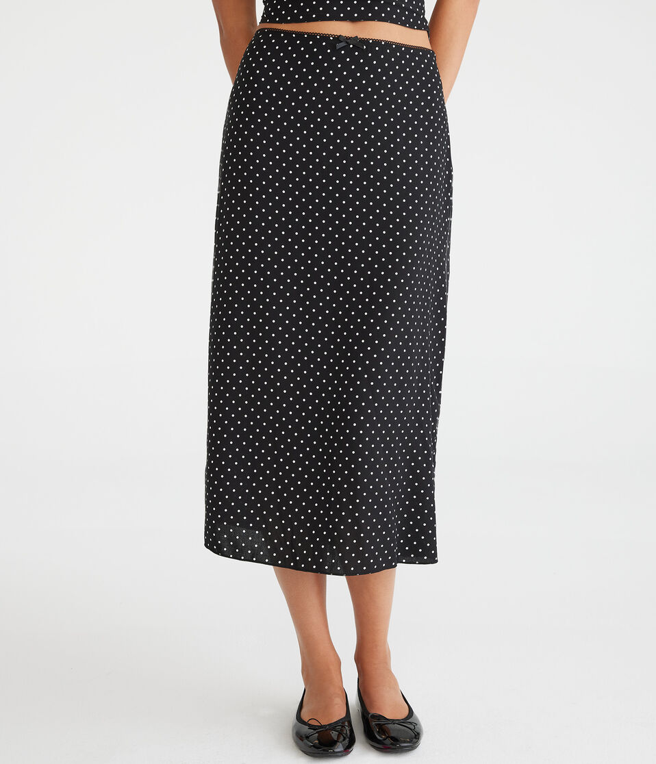 Polka Dot Maxi Skirt