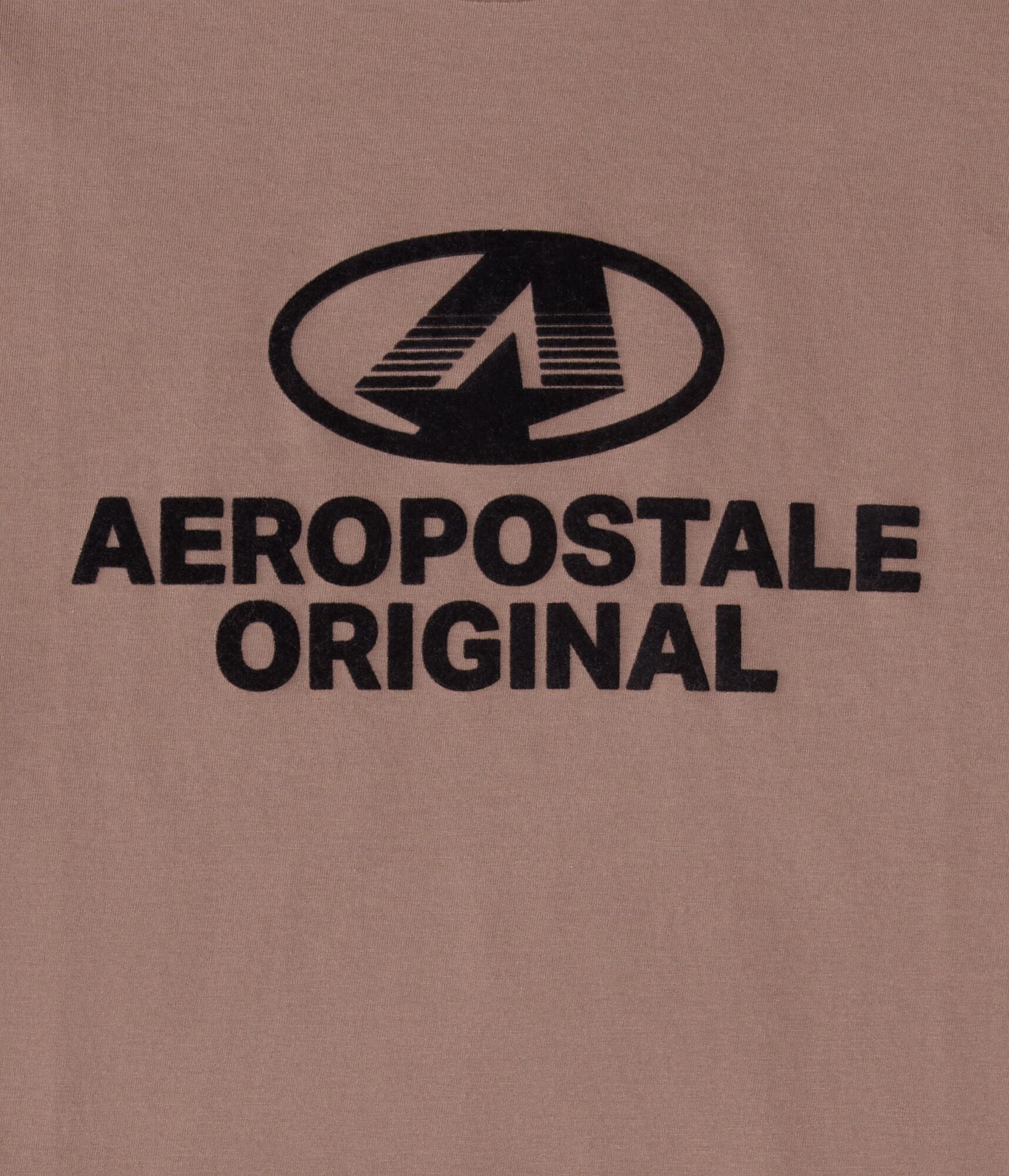 Aeropostale Star Circle Flocked Graphic Tee