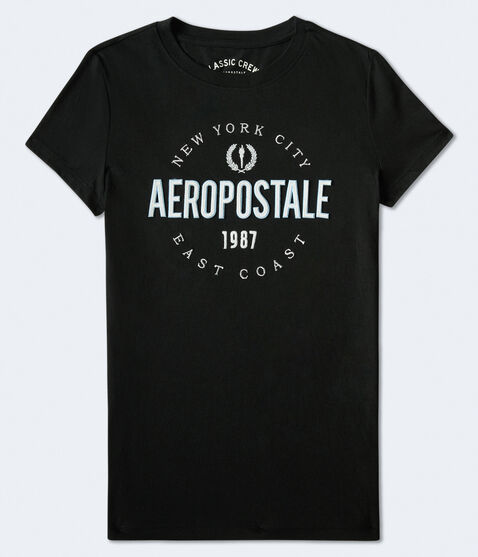 Aeropostale East Coast Appliqué Graphic Tee Aeropostale East Coast Appliqué Graphic Tee
