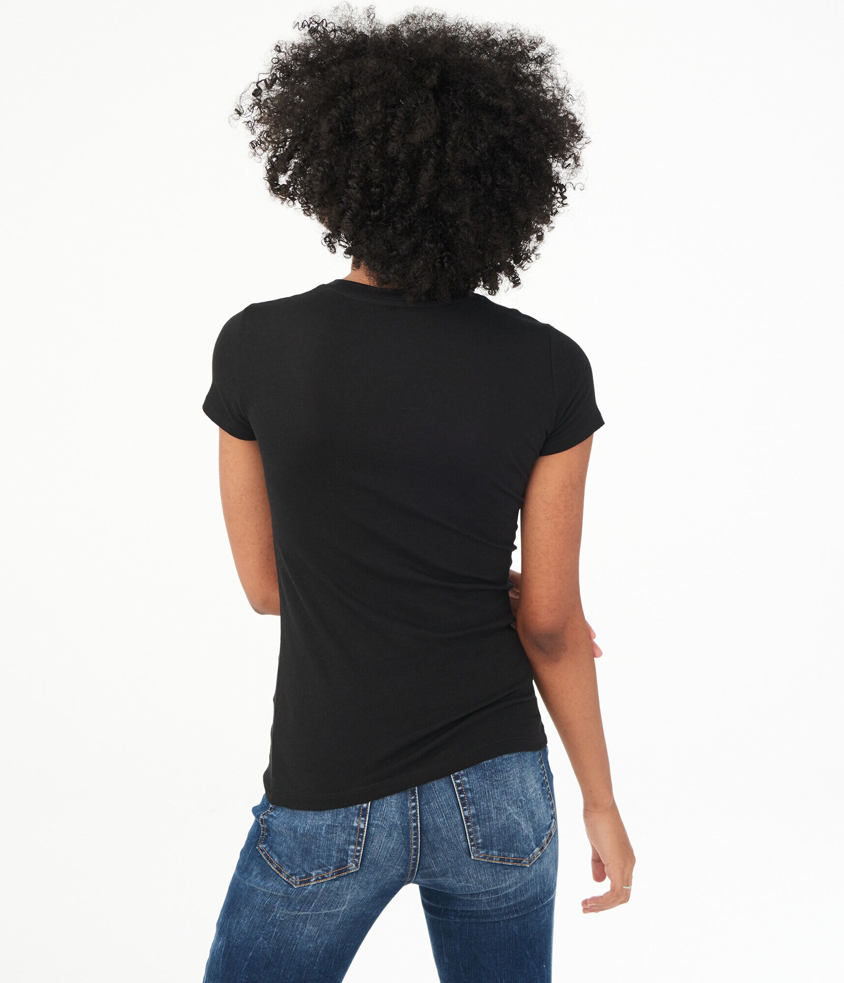 Aero California Glitter Graphic Tee