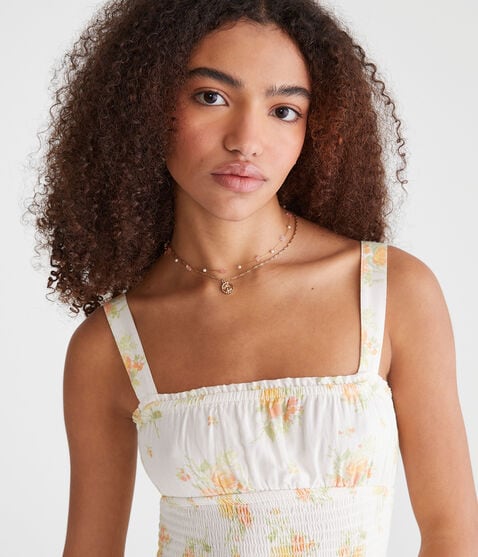 Floral Strapless Fit & Flare Mini Dress Floral Strapless Fit & Flare Mini Dress