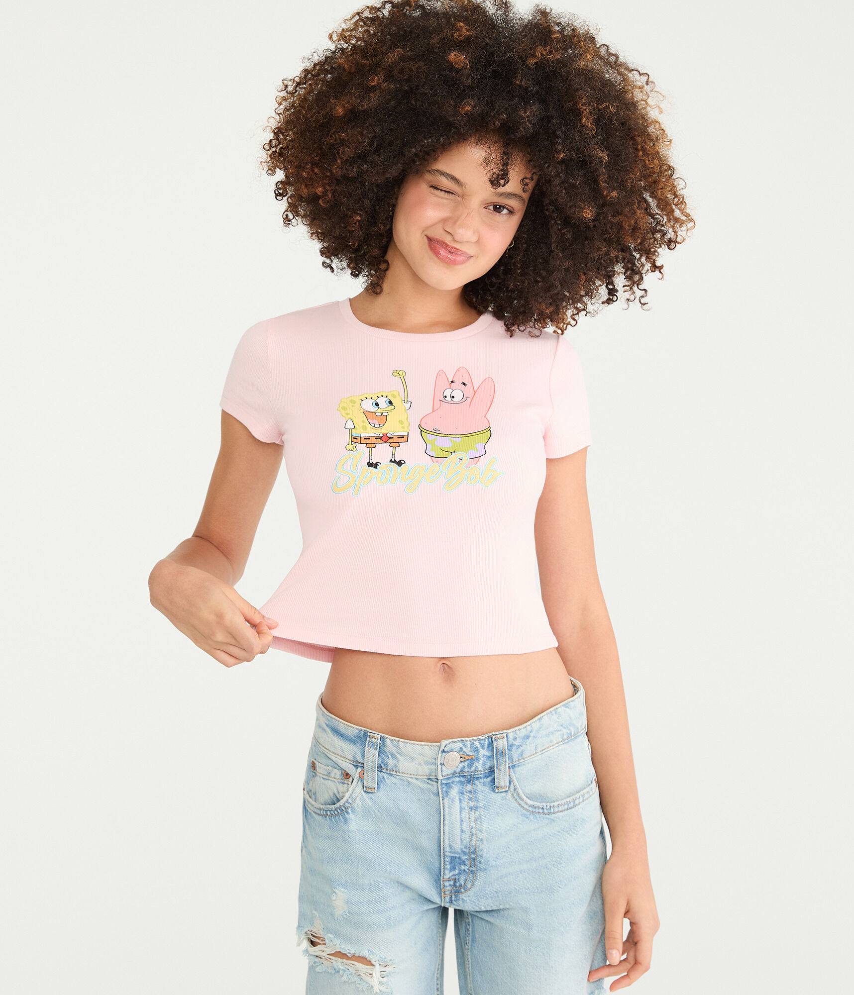 SpongeBob x Aero Patrick Baby Tee