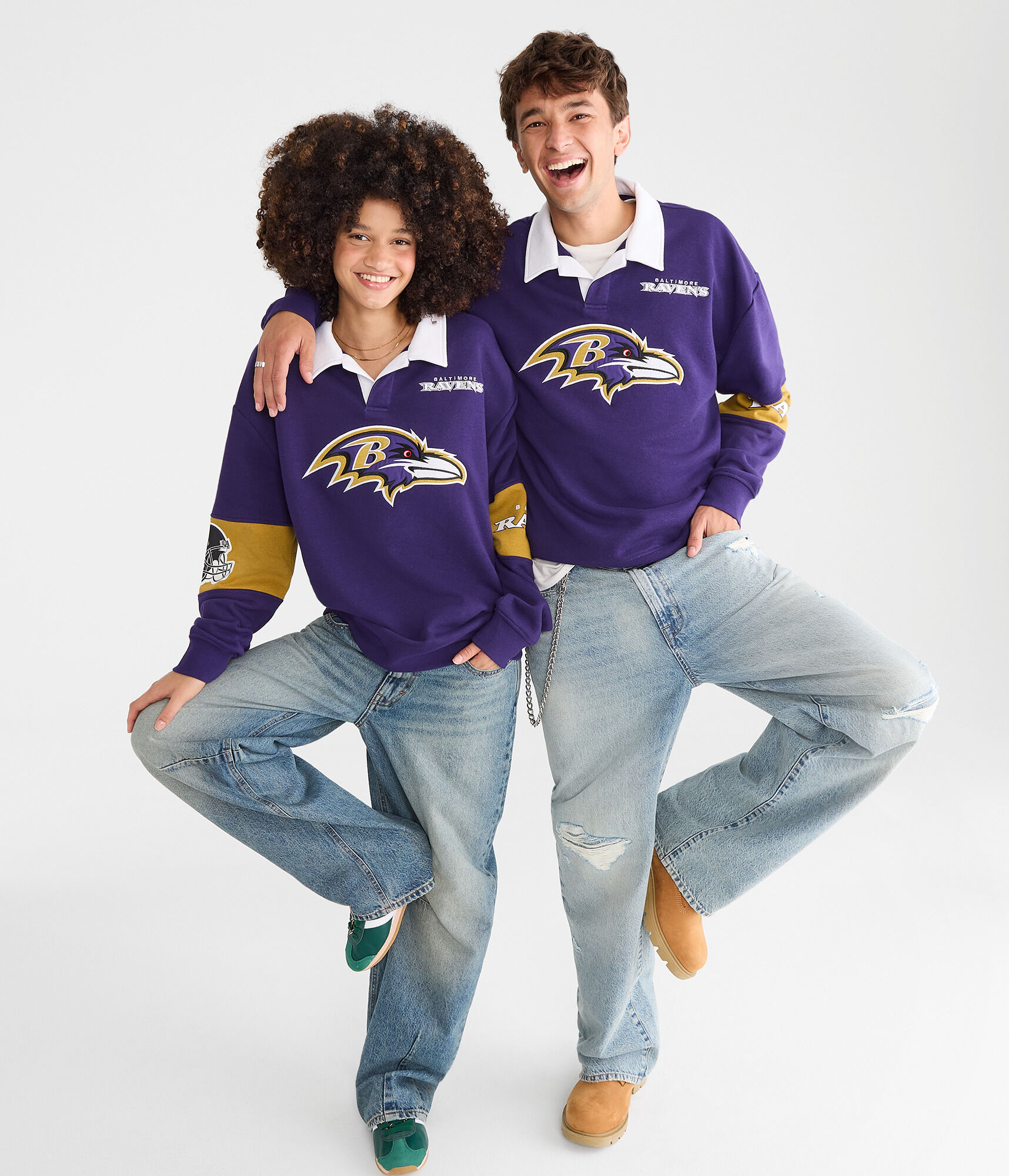 Baltimore Ravens Rugby Sweatshirt