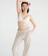 Floral Plunge Triangle Bra