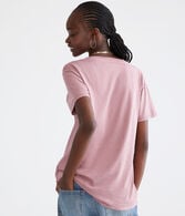 Washed Loose Fit V-Neck Tee