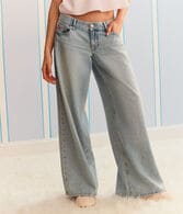 Demetra for Aero Super Low-Rise Ultra Wide Leg Jean