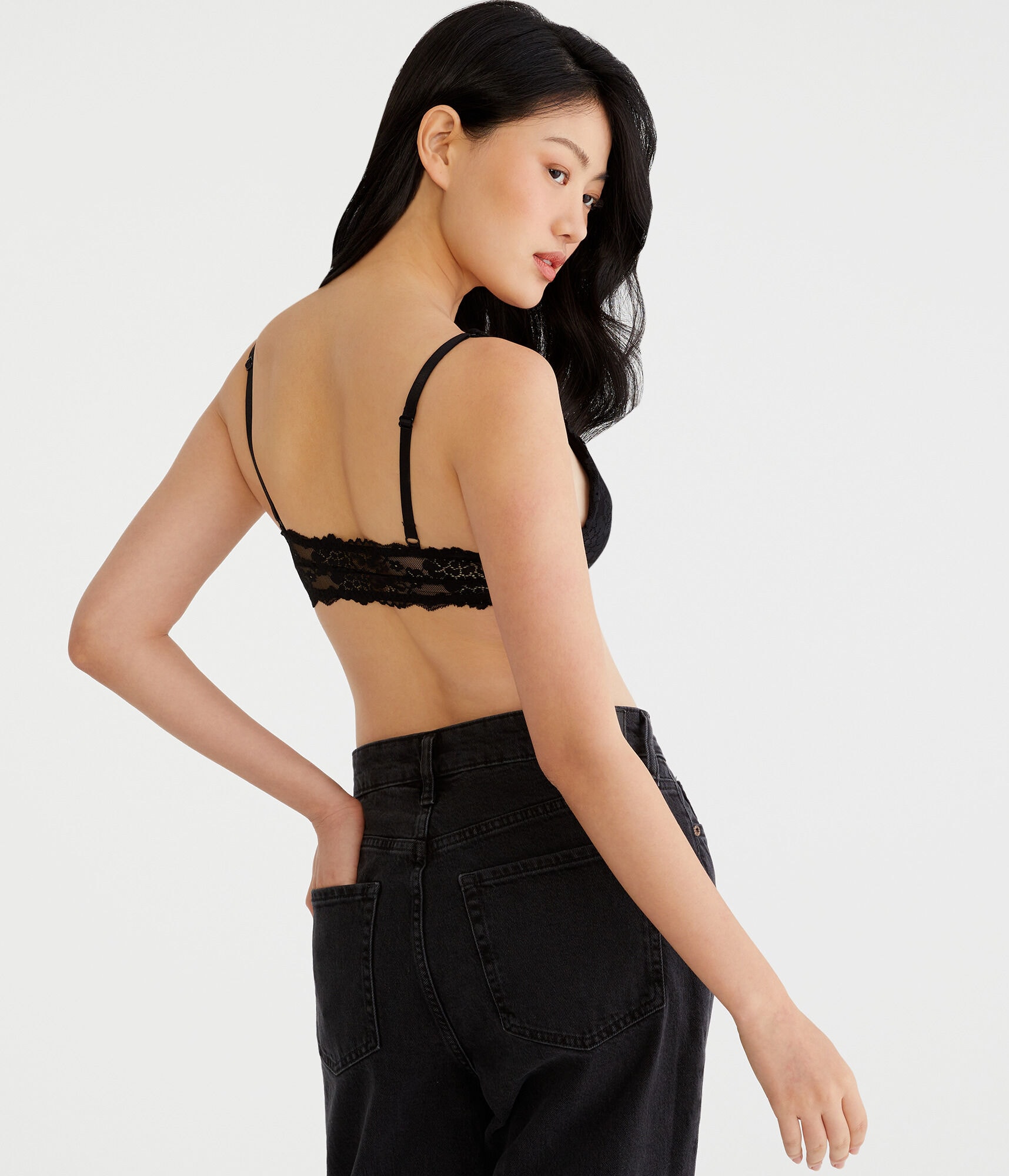 Lace Plunge Bralette