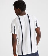 Aero Vertical Stripe Graphic Tee