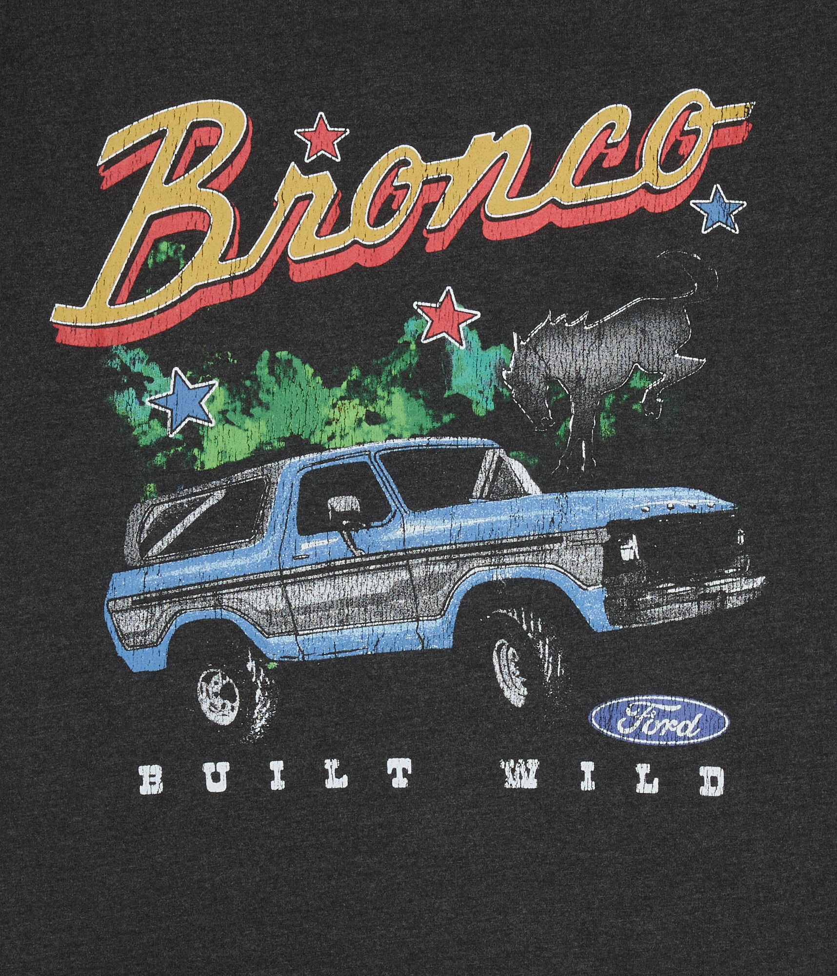 Ford Bronco Built Wild Relaxed Graphic Tee