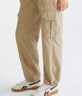 Cinched Hem Utility Cargo Pants