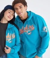 Miami Dolphins Script Full-Zip Hoodie